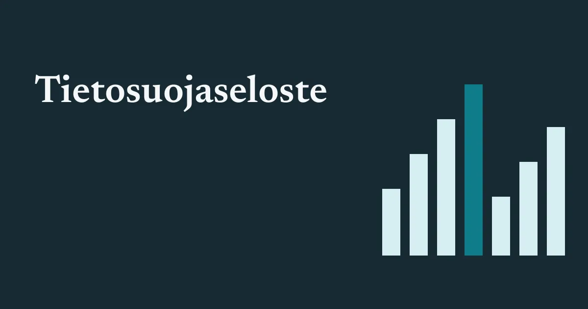 Tietosuojaseloste